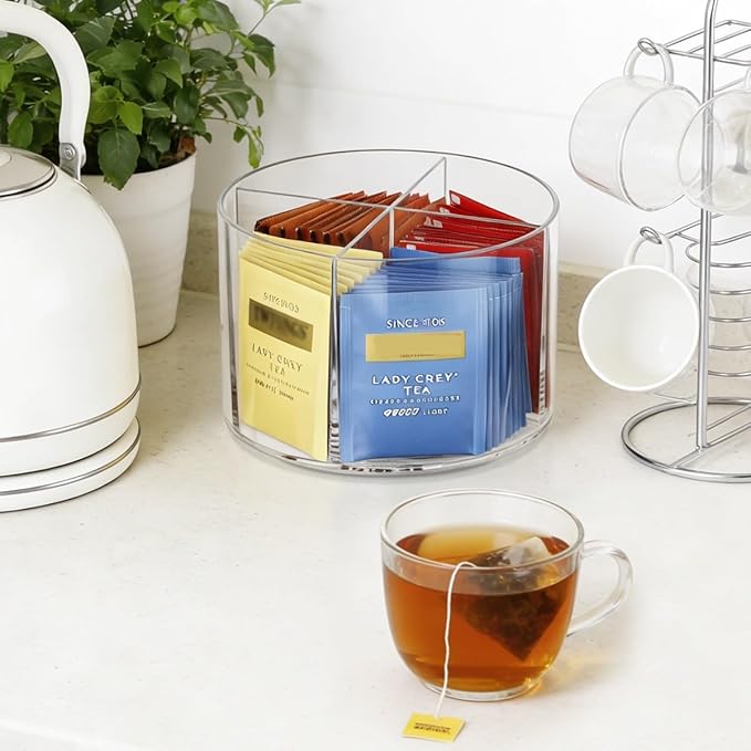 Tea Bag Organizer Ideas for Drawers, Counters, and Beverage Stations