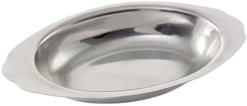 CAC China AUDS-20 Oval Au Gratin Dish 20 oz.