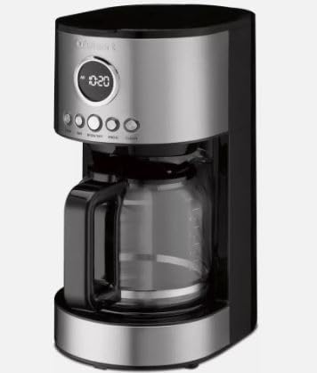Cuisinart DCC-1220WMFR 12 Cup Coffee Maker, Steel (Renewed), Silver