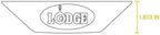 Lodge Silicone Assist Handle Holder - Dishwasher Safe Hot Handle Holder Designed for Traditional Lodge Cast Iron Dual Handle Products - Reusable Heat Protection Up to 450° - Blue