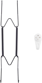 Bilillo Plate Hangers for The Wall, Suitable for 9''-11'' Decorative Plate,Invisible Heavy Duty Wire Plate Holder with Wall Hooks, Plate Hangers for Displaying Plates, Platter, Dish (Black)