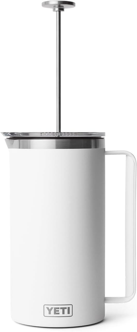 YETI Rambler 64 oz. French Press Coffee Maker, White