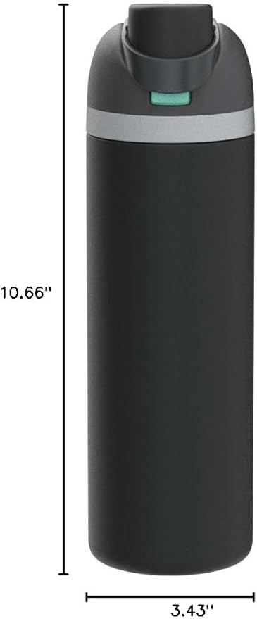 Owala FreeSip Insulated Stainless Steel Water Bottle with Straw for Sports, Travel, and School BPA-Free Sports Water Bottle, 32 oz, Foggy Tide