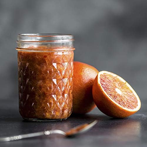 SPANLA Mason Jars, 24 Pack Canning Jars With Regular Lids, Ideal for Jam, Jelly, Honey, Wedding Favors, Shower Favors, DIY Glass Spice Jars - 4 OZ x 8, 8 OZ x 8, 12 OZ x 8 (4oz -8oz-12oz)