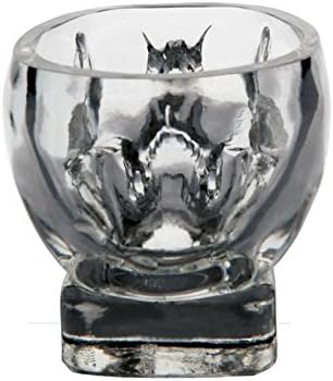Kitchen & Dining Entertaining Glassware Drinkware Old Fashioned Glasses Skull Cup for Serving Scotch Whiskey Mixed Drinks (6)