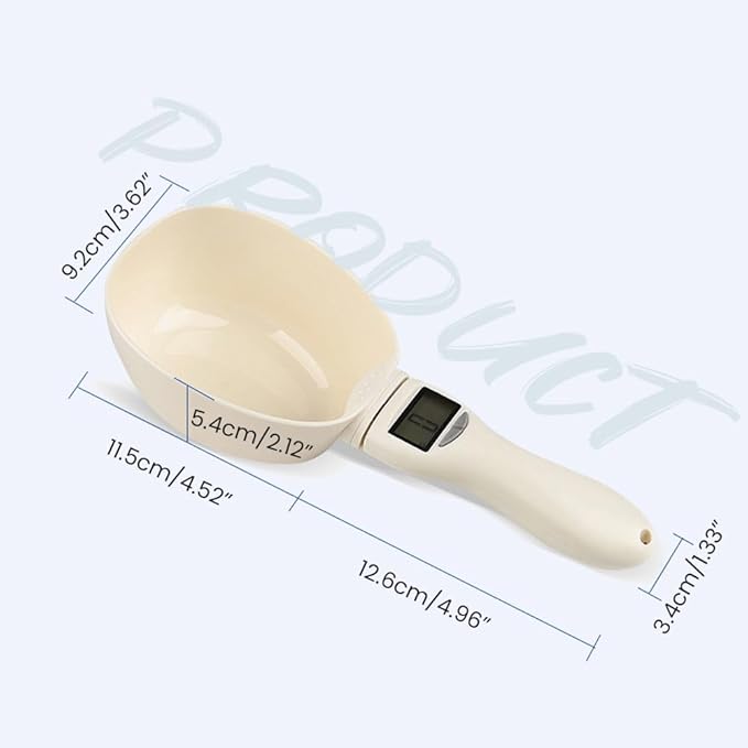 Digital Measuring Spoon, 2026 Upgraded Digital Food Measuring Scoop Scale 800g / 0.1g High Precision with LCD Screen, Electronic Kitchen Measuring Spoon Scale for Daily Meals, Kitchen Gadgets (1)