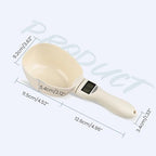 Digital Measuring Spoon Scale, Accurate Electronic Measuring Spoon with Conversion, Household Digital Measure Cup Scale with LED Display, Kitchen Food Scale Scoop for Weighing Baking Cooking (1)