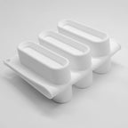 mostsom Silicone Molds Baking Mold for Mousse Cake, Silicone Mold for Chocolate, French Dessert Mold for Pastry Chocolate, Reusable Non-Stick Easy Release Baking Molds (A_ Ellipse)