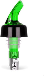 Measure Pourer Drinks Wine Cocktail Beverages Dispenser,Automatic Measured Bottle Pourer Spout,Quick Shot Spirit,Ideal Cocktail Home Bar Tools 1oz/30ml Green 12 Pack
