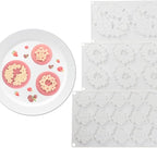 Flower Cloud Shaped Donut Silicone Mold Fondant Cake Mold DIY Chocolate Baking Tools Cake Decoration Accessories Bakeware (Cloud Flower L_11.84 X7 X0.4 inch)