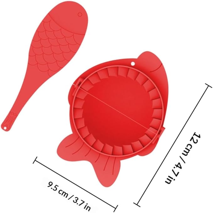 Unomor Dumpling Maker Molds 4pcs Plastic Dumpling Skin Press Tools Kitchen Gadget Set for Homemade Wrapping and Stuffing Cooking Accessories