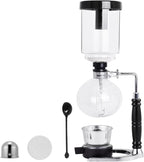 YUCHENGTECH Syphon Coffee Maker Tabletop Glass Siphon Pot Glass Technica Siphon Vacuum Coffee Maker(3 Cups(360ml))