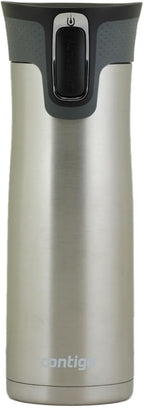 Contigo West Loop 20oz Stainless Steel Vacuum-Insulated Travel Mug Spill-Proof Keeps Drinks Hot for 5 Hours Cold for 12 Hours Perfect for Commuters and Travelers