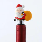 Xmas Decorative Wine Stopper,Cool Wine Bottle Stoppers for Glass Bottles,Crystal Bottle Stopper Fits Standard Bottles,Fancy Decors Wine Tools (Xmas1)