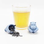 1pcs creative animal tea infuser, cute loose leaf tea steeper, reusable, Easy to carry, brew a cup of good tea anytime, anywhere(A hippopotamus)