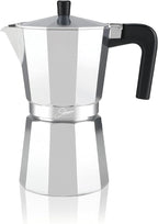 6 Cup Stovetop Espresso Maker Italian Moka Pot, Stove Top Cuban Coffee Maker, Greca Mocha Pot(Basic, 10 oz/300ml)