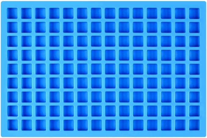 Square Silicone Candy Molds - Mini Silicone Molds for Hard Candy, Chocolate, Gummy, Caramel, Ganache, Ice Cubes (3)