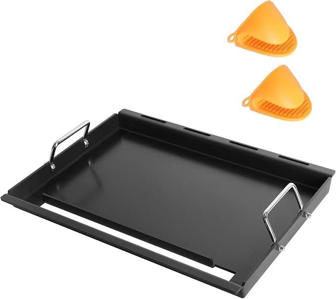 Full-Size Griddle Inserts for Weber Spirit I & II 200 Series, Nonstick Flat Top Griddle for Spirit E-210 E-220 S-210 S-220 Spirit II E-210 S-210 E-220 S-220, Griddle Replacement for Weber 7637