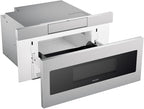 SHARP SMD3070ASY Microwave Drawer Oven, 30-inch, 1.2 Cubic Feet, 950 Watt, Concealed Angled Touch Control Panel with Digital LCD Display, Stainless Steel