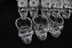 Kitchen & Dining Entertaining Glassware Drinkware Old Fashioned Glasses Skull Cup for Serving Scotch Whiskey Mixed Drinks (6)