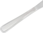 Amazon Basics Silverware Set, Stainless Steel Flatware, Dishwasher Safe, Service for 4, 20-Piece Forks and Spoons, Crown Edge, Everyday Use