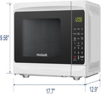 Frigidaire Countertop Microwave - Digital Control Panel - 6 Auto Cooking Settings - 10 Power Levels - Child Safety Lock - 0.7 Cu. Ft., White