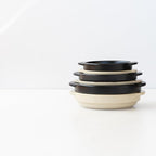 Santo Banko Ware Gratin Dish for One Person Capacity 13.5 fl oz (400 ml) Heat Resistant Pottery Oven Safe Direct Fire Microwave Dishwasher Safe Stackable Beige Made in Japan