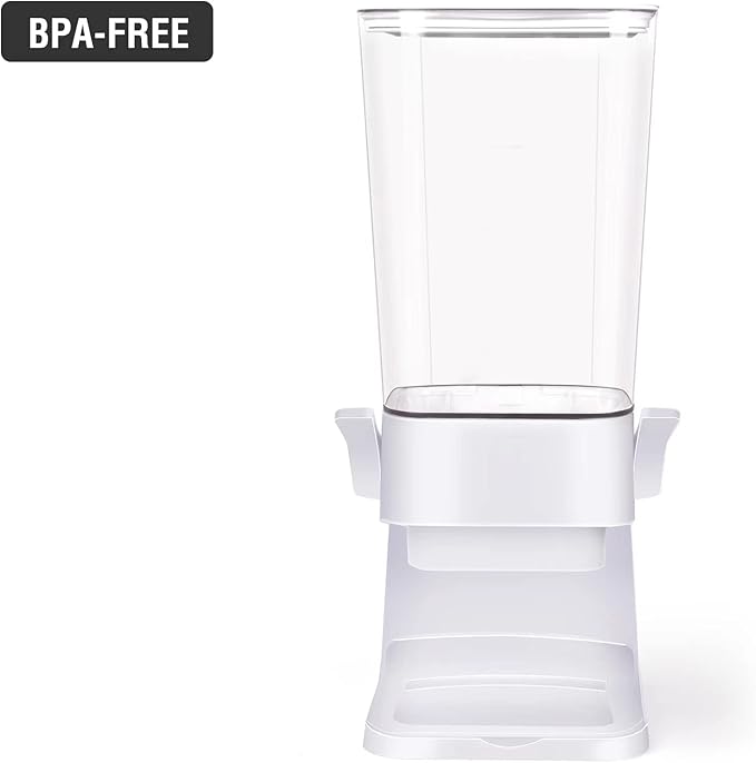 Cereal Dispenser Countertop 2 Pack 5.5 Qt Large Cereal Storage Container Holder Dispenser for Pantry Dry Food Snack Nut Candy Dispenser Countertop Kitchen Organization Storage for Oatmeal Granola
