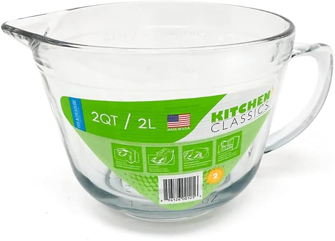 2 Quart Batter Bowl, Mix and Measure