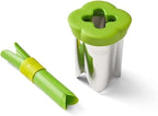 Chef'n 2-in-1 Bell Pepper and Jalapeno Corer Set, Nested Design for Easy Storage, Effortless De-Seeding, and Quick Food Prep