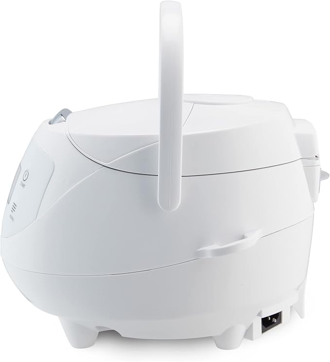 Yum Asia Panda Mini Rice Cooker With Ninja Ceramic Bowl and Advanced Fuzzy Logic (3.5 cup, 0.63 litre) 4 Rice Cooking Functions, 4 Multicooker functions, Digital LED display - 120V
