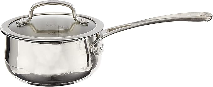 Cuisinart 419-14 Contour Stainless 1-Quart Saucepan with Cover