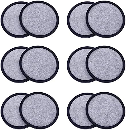 12-Pack Replacement Charcoal Water Filter Discs for Mr. Coffee Brewers Coffee Machines