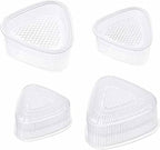 Sushi Making Kit,Sushi Mold 4 Pcs Diy Sushi Triangle Sushi Cooking Tools For Kids Kitchen Tools Sushi Plates Rice Ball Mold