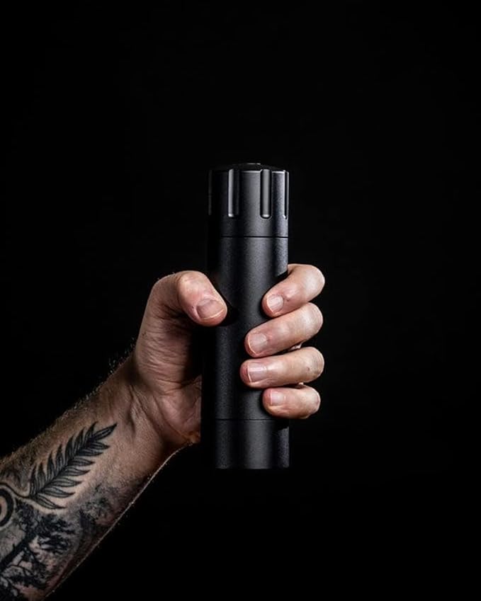 MANNKITCHEN Pepper Cannon - Professional Grade Heavy Duty High Output Pepper Mill
