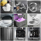 Kolice ETL Certificate Commercial Hard ice Cream Machine, Gelato Hard ice Cream Making Machine, Hard ice Cream Maker, Batch Freezer-Italy Designed Extra Strong Door, 9-11 gal per Hour