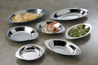 American METALCRAFT, Inc. American Metalcraft AR080 Au Gratin Dishes, 7.25" Length x 5.687" Width, Silver