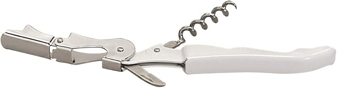 Thirsty Rhino Anggur Double Hinged Waiter's Corkscrew (Set of 4) (White)