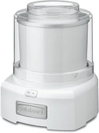 Cuisinart Ice Cream Maker, 1.5 Quart Double Insulated, Sorbet and Frozen Yogurt Maker, Ready in 20 Minutes, ICE-21P1, White
