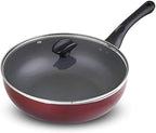 Wok - Electric Stir-Fry Wok， Auto Cooking Cooker， Stir-Fry Wok， Sauté Wok， Slow Cooker， Stew Pot， Automatic Stir-Fry， Saucepan， Cook Soup-34cm，28cm