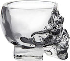 Tvoip 2PCS Kitchen & Dining Entertaining Glassware Drinkware Old Fashioned Glasses Skull Cup for Serving Scotch Whiskey Mixed Drinks (2)