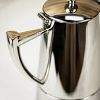Cuisinox Roma Stovetop Espresso Maker COF-10R, Stainless Steel Coffee Percolator Stovetop, Heat-Resistant & Non-Reactive, 10-Cup Italian Espresso Maker Easy to Clean, Durable Stove Top Percolator