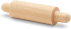 Wooden Mini Rolling Pin, 1-1/2 inches, Pack of 50, Perfect for Scrapbook Projects, Miniatures, Party Decor, and Crafts, by Woodpeckers