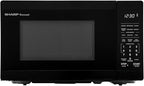 SHARP Compact Countertop Microwave Oven with Removable 10" Carousel Turntable, 700 Watt, 0.7 Cubic Feet, Black