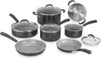Cuisinart 11-Piece Nonstick Cookware Set, Ceramica XT, Black, 54C-11BK