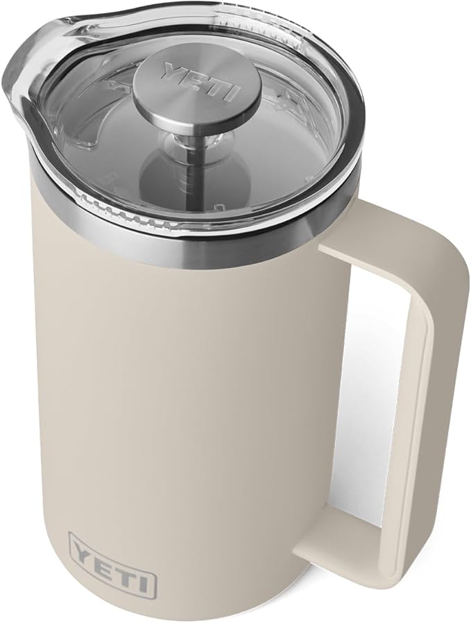 YETI Rambler 34 oz. French Press Coffee Maker, Cape Taupe