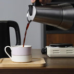 4 Cup Stovetop Espresso Maker Matte Stainless Steel Moka Pot Italian and Cuban Mocha Coffee Maker, Compatible with Gas, Electric, Ceramic, and Induction stovetops(6.6 fl oz/200 ml)