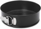 HIWARE 8 Inch Non-stick Springform Pan with Removable Bottom - Leakproof Cheesecake Pan