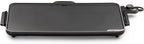 Presto 07072 22-Inch Extra Large Griddle, 22"x 13", Low Profile Design, Ceramic Nonstick, Black