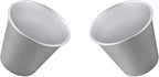 6 Packs Popover Pan, Aluminium Pudding Tin Cup Baking Maker, Individual Muffin Chocolate Molten Brownie Tumbler Raspberry Souffle Cupcake Moulds - Round Pudding 3.2"x 2.9"